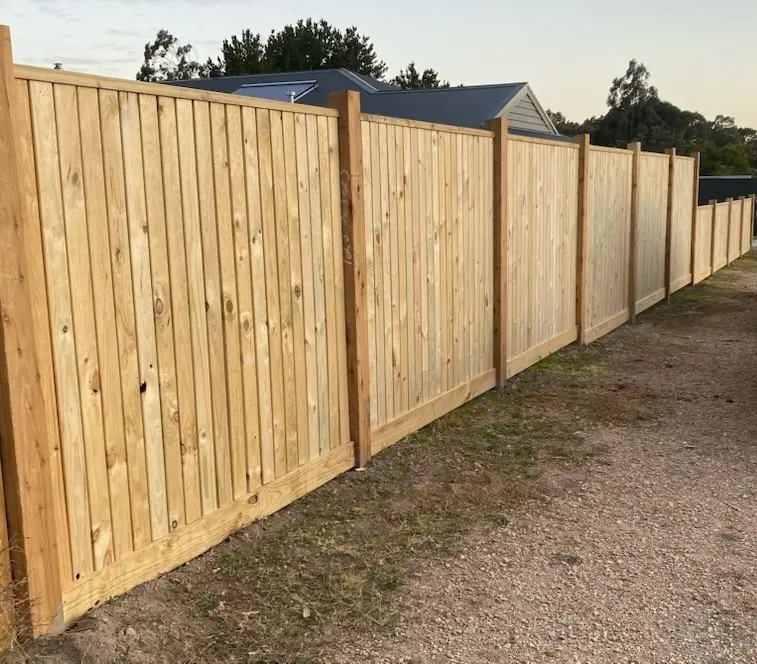 Featured paling fence