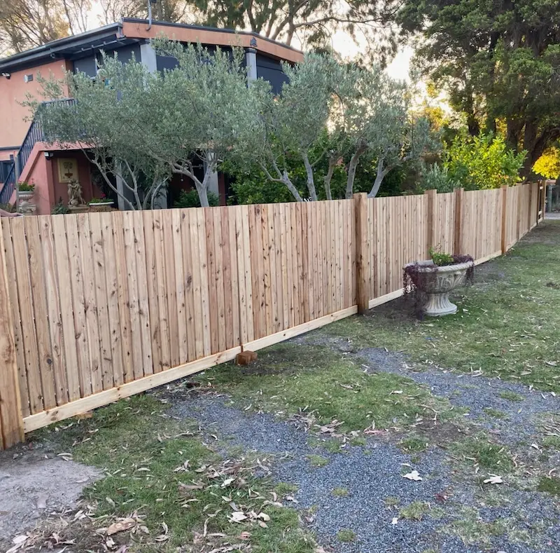 Featured paling fence