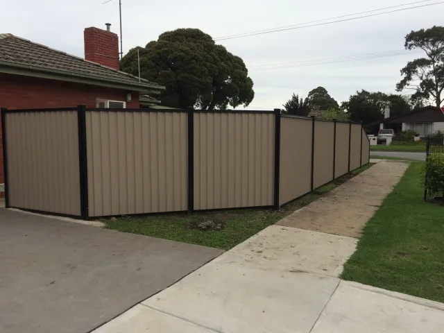 Colorbond fence