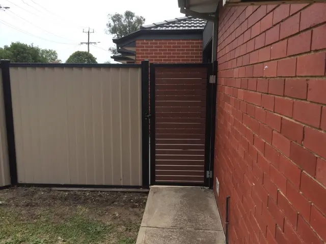 Colorbond fence